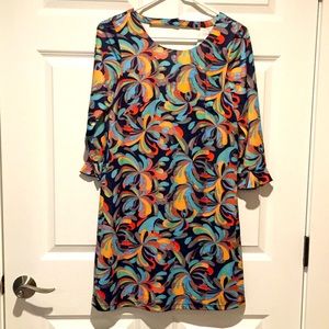 Joy Joy Multi Color Dress. Size Small.